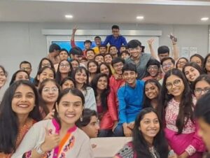 With my beloved students of FYBCom from Mumbai's Top Commerce College AY 2022-23