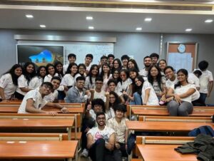 With my beloved students of FYBCom from Mumbai's Top Commerce College AY 2022-23